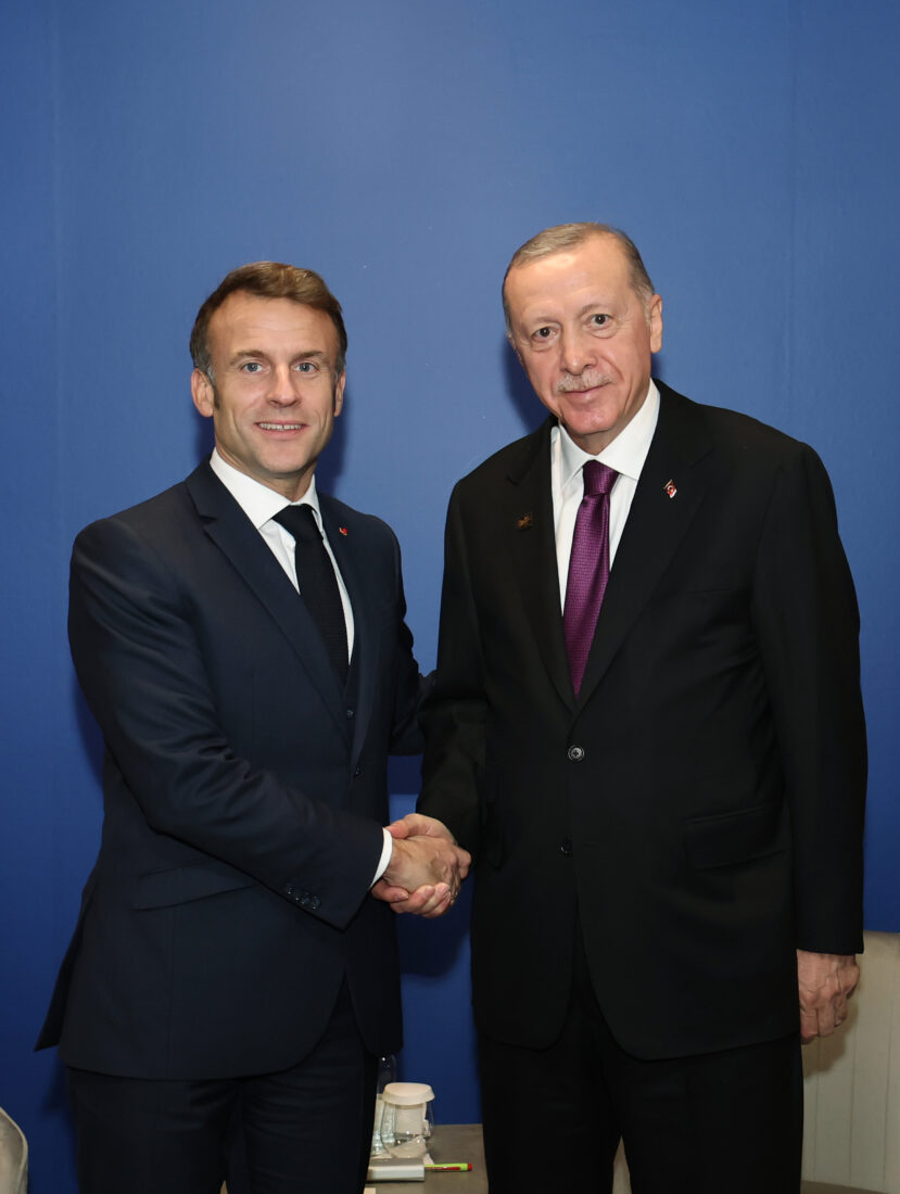 Erdogan urges revitalized EU talks in meeting with France's Macron