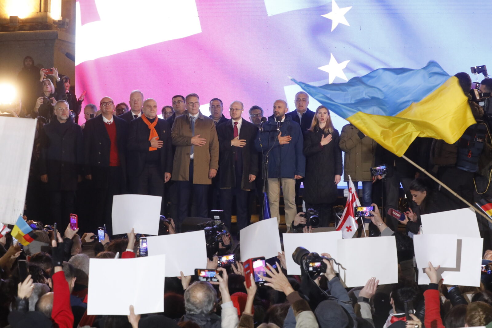 MPs from Europe join Georgia protest against october 26 election results