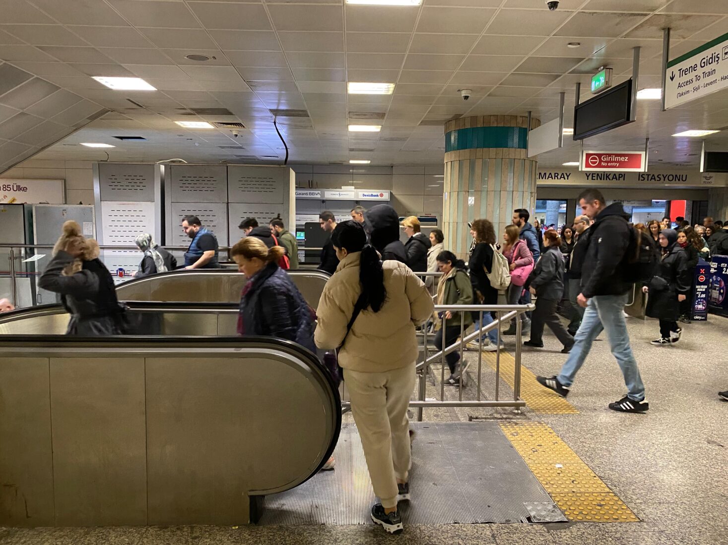 Fire disrupts service at Istanbul’s Yenikapi metro station