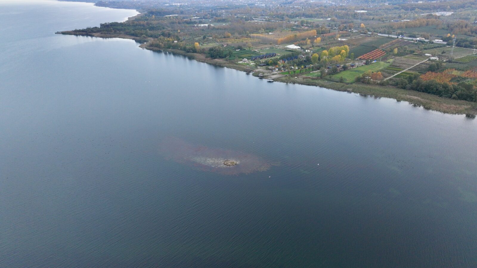 Ancient ruins emerge as Türkiye's Sapanca Lake's water level drops to record low