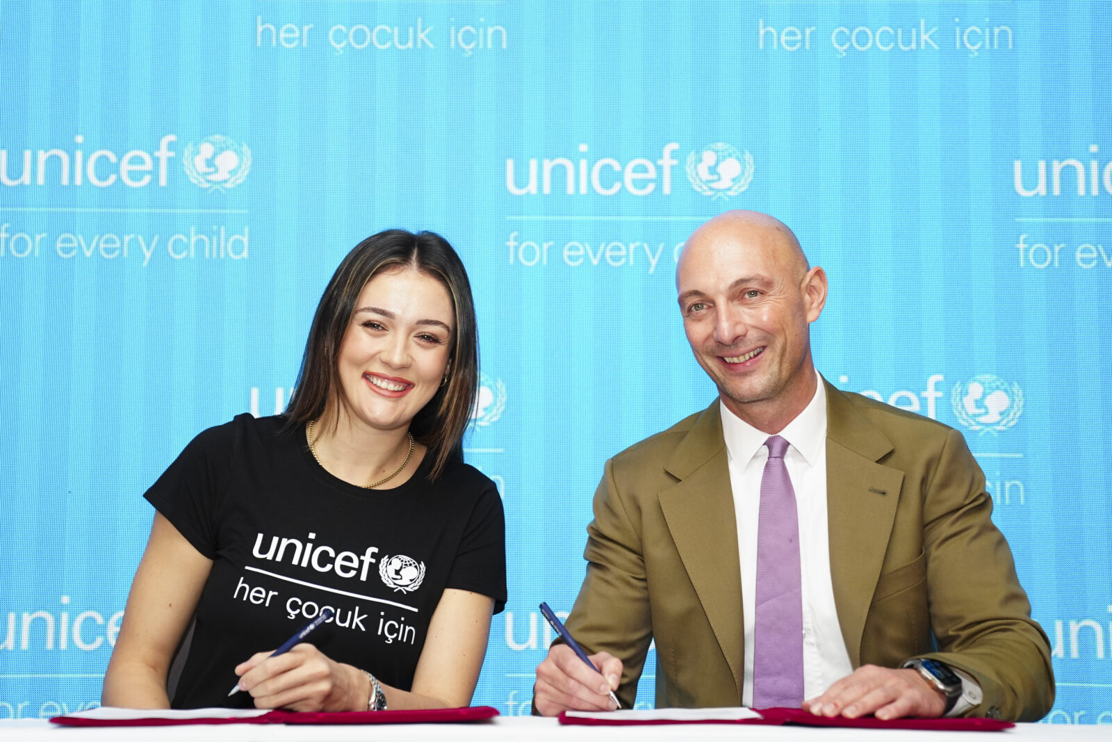 UNICEF teams up with volleyball star Zehra Gunes for children's rights advocacy