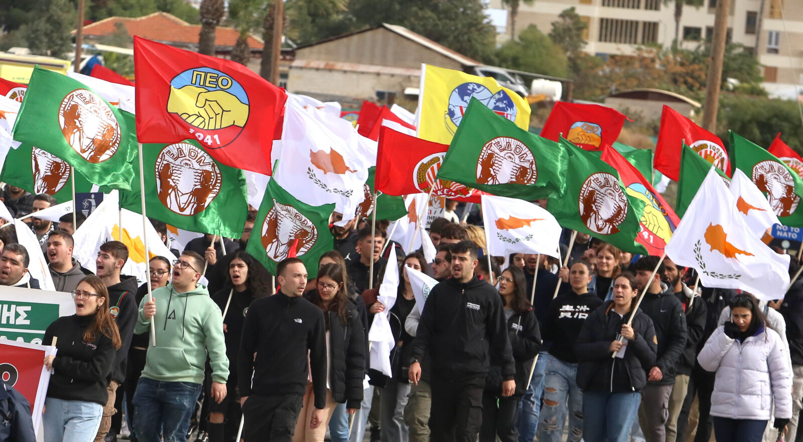 Protesters in Greek Cyprus call for end to US military presence