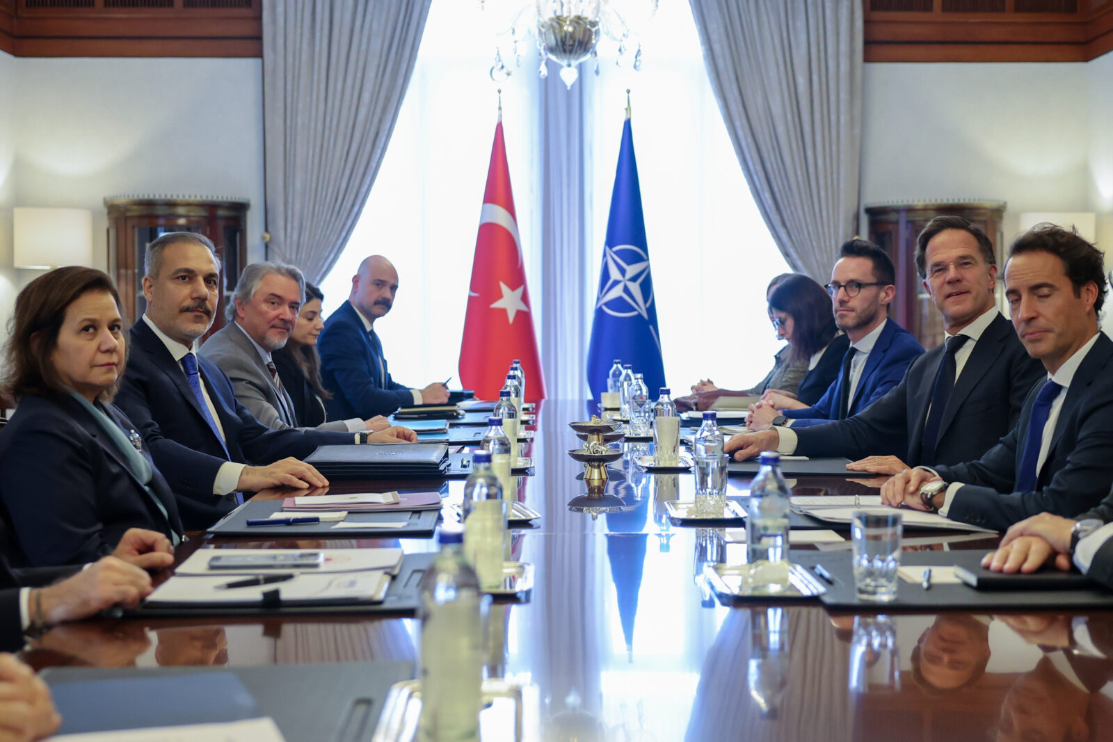 Erdogan, NATO's Rutte discuss key security threats in Ankara meeting