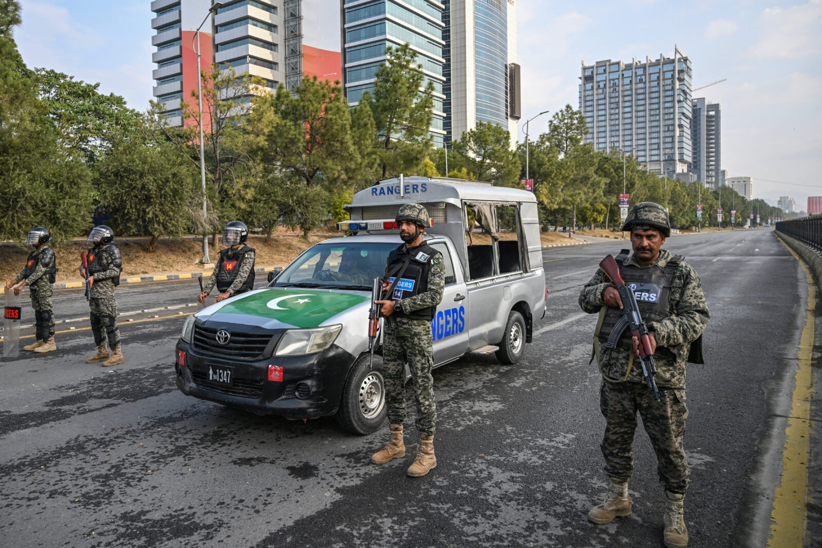 Pakistan’s capital Islamabad on lockdown ahead of opposition protests