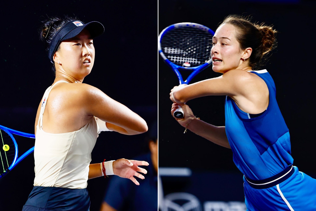 Ann Li and Zeynep Sonmez face off in the final match of the WTA 250 Merida Open Akron in Mexico