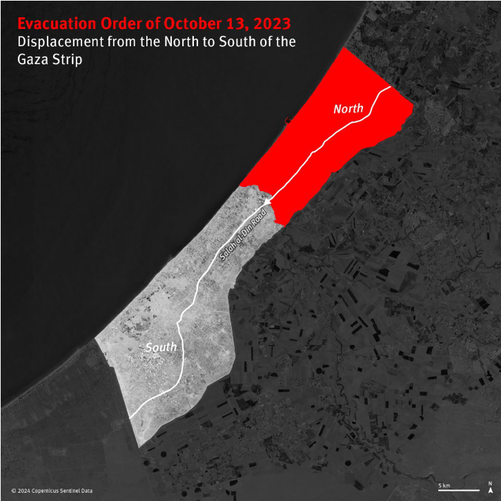 Human Rights Watch says Israel committing war crime with forcible transfer in Gaza