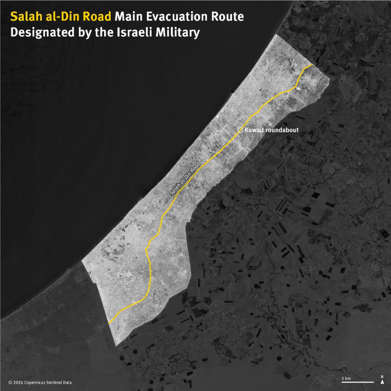 Human Rights Watch says Israel committing war crime with forcible transfer in Gaza