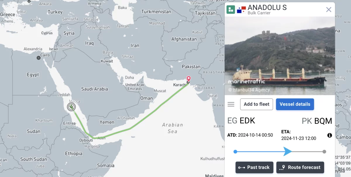 Houthis target Turkish cargo vessel twice in 24 hours in Red Sea, Gulf of Aden