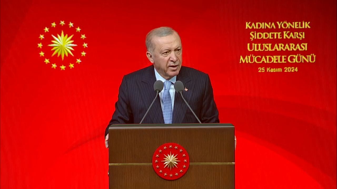 Erdogan calls violence against women a betrayal of humanity