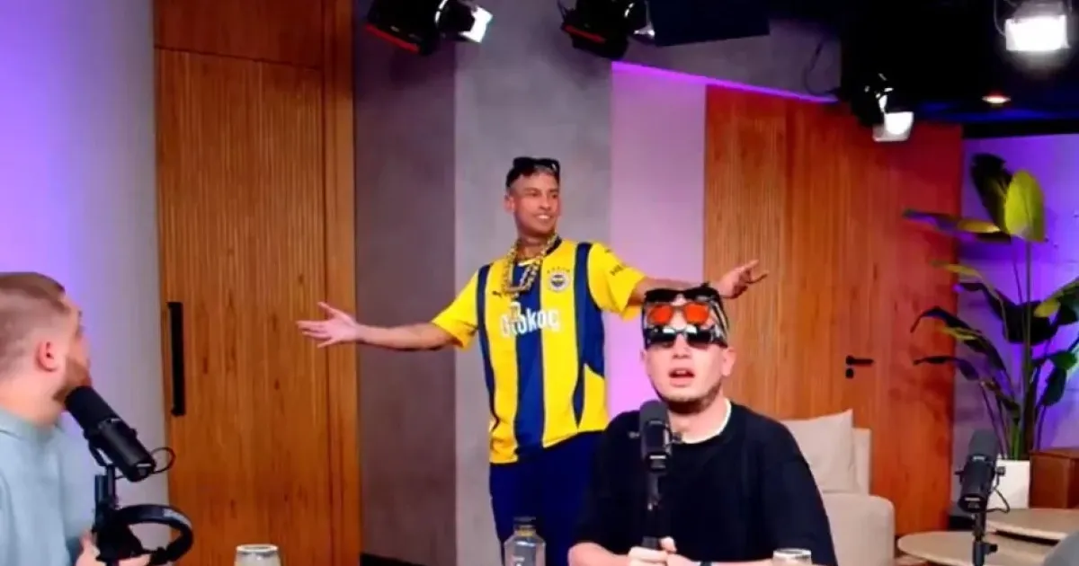 L-Gante sparks controversy by wearing Fenerbahce jersey during live broadcast