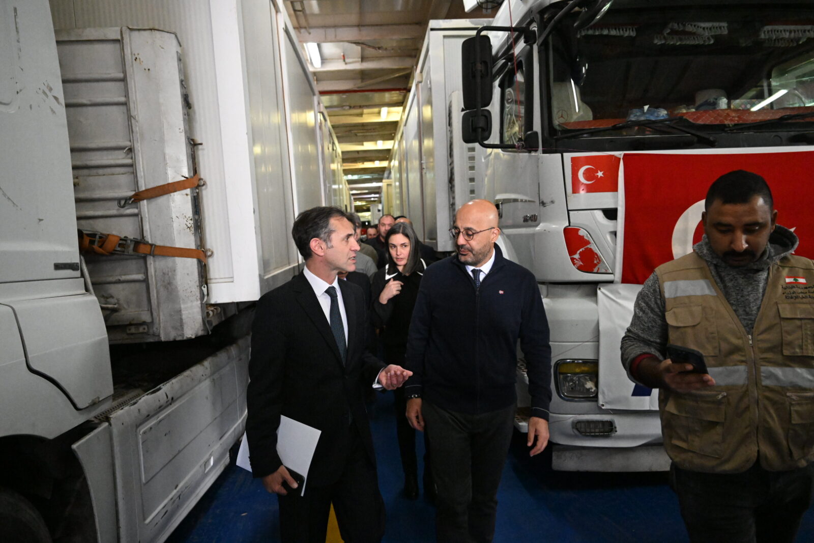 Turkish humanitarian aid arrives in Lebanon to support displaced people