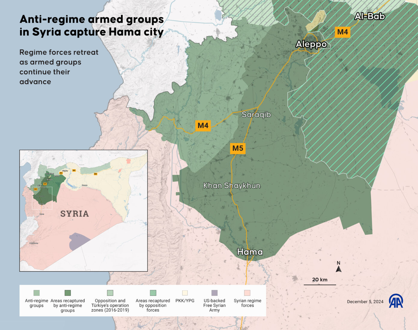 Hama captured by Syria's anti-regime forces as Assad suffers major setback