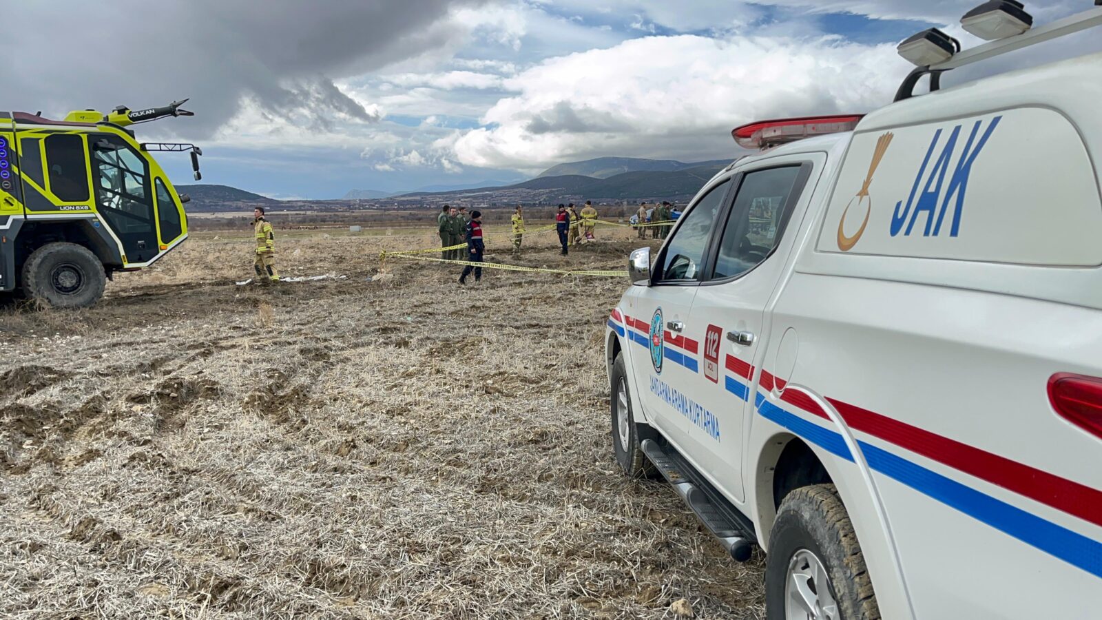 Military helicopter crashes in Isparta, emergency response launched