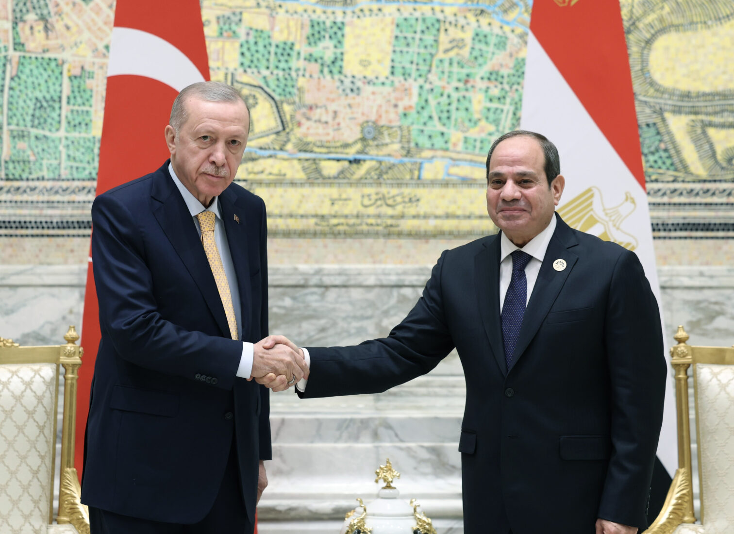 Erdogan stresses solidarity with Egypt to ensure uninterrupted humanitarian aid to Gaza