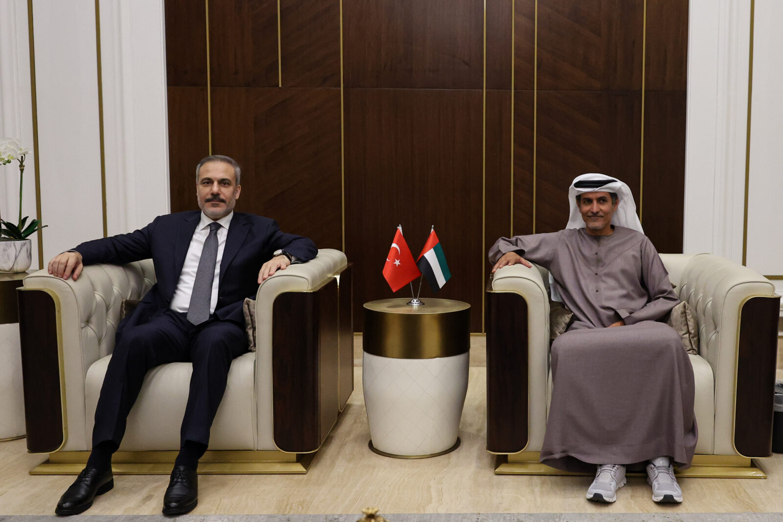 Turkish Foreign Minister Fidan meets UAE President, Security Chief in Abu Dhabi