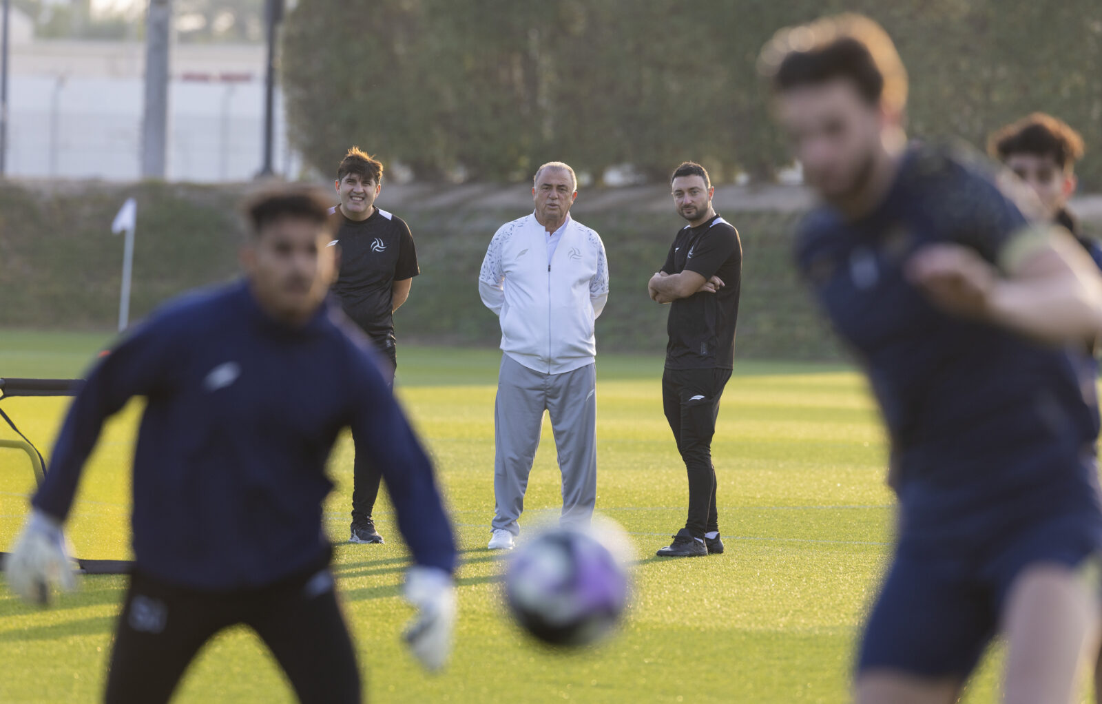 Legendary Fatih Terim signs with Al-Shabab, leads 1st training in Qatar