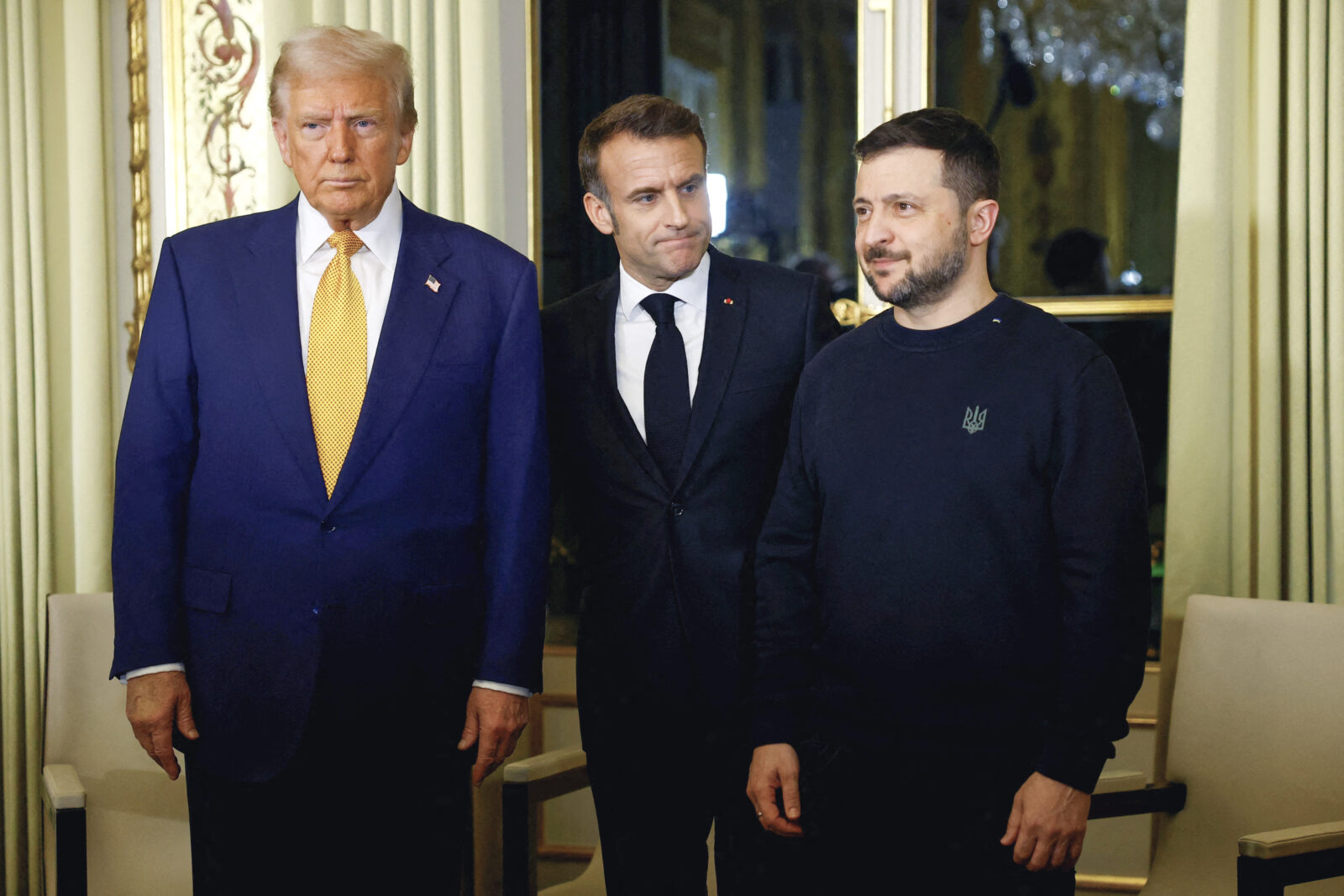 Zelenskyy, Trump, and Macron meet ahead of Notre-Dame reopening