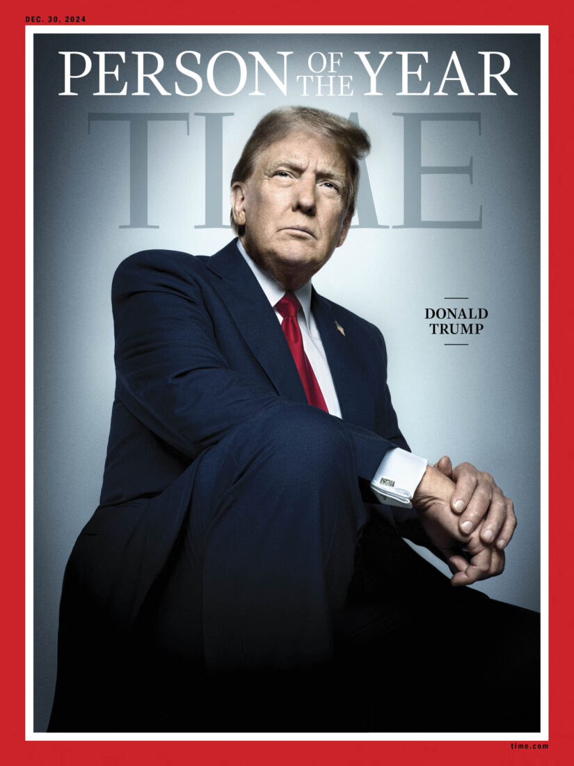 Donald Trump named Time Magazine's 'person of the year' for second time