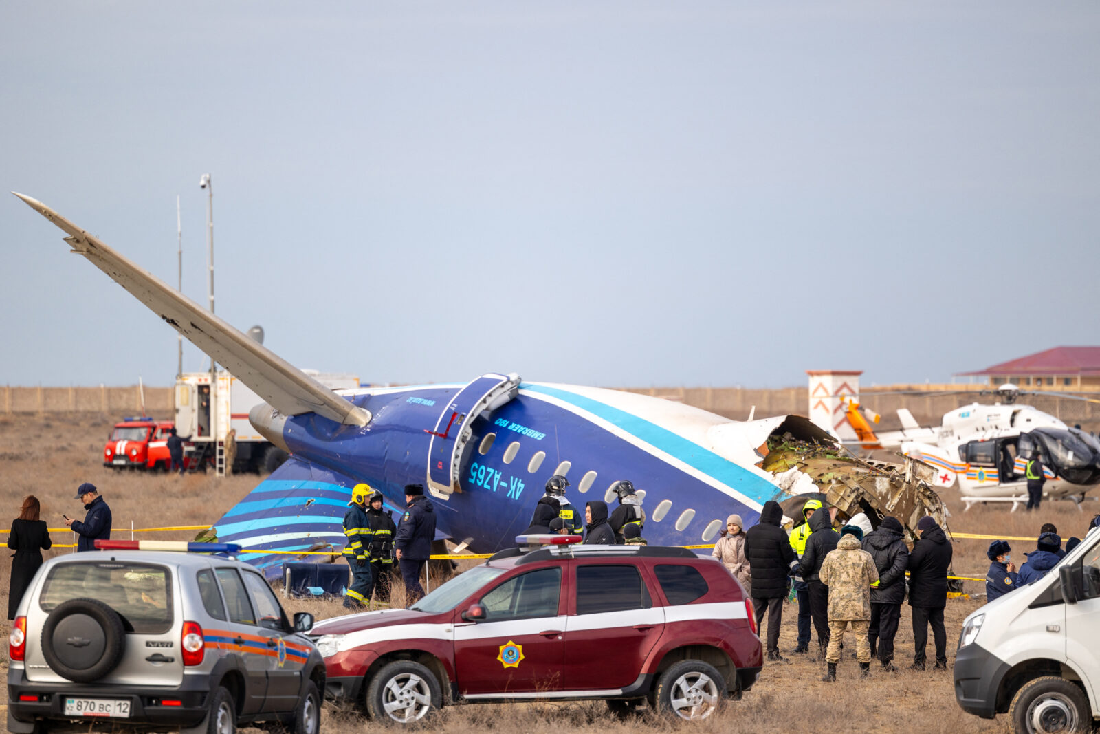 Russian missile strike causes fatal crash of Azerbaijan Airlines flight, killing 38