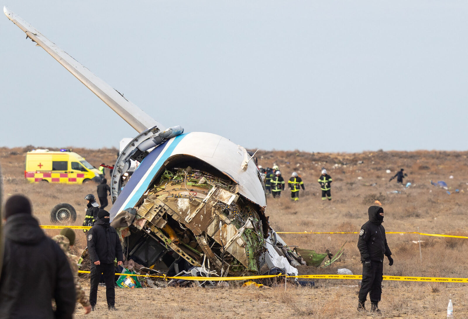 Azerbaijani officials confirm flight 8432 was hit by Russian missile