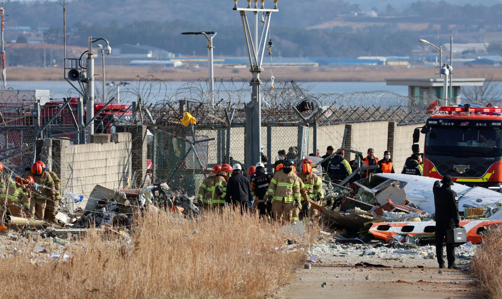 At least 85 dead as plane crashes at Muan International Airport in South Korea