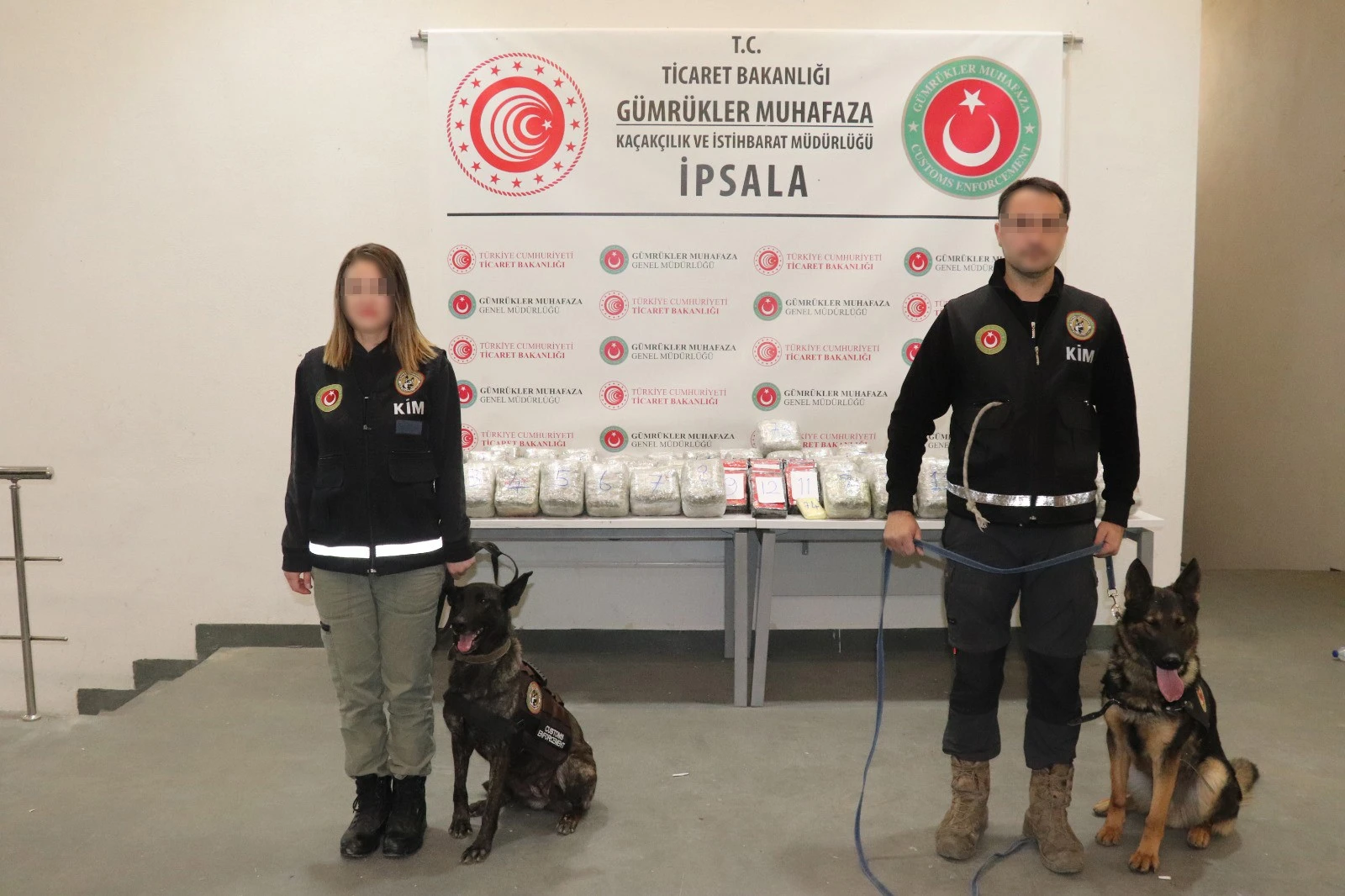 Turkish Customs Enforcement seizes 493kg of drugs worth $15M