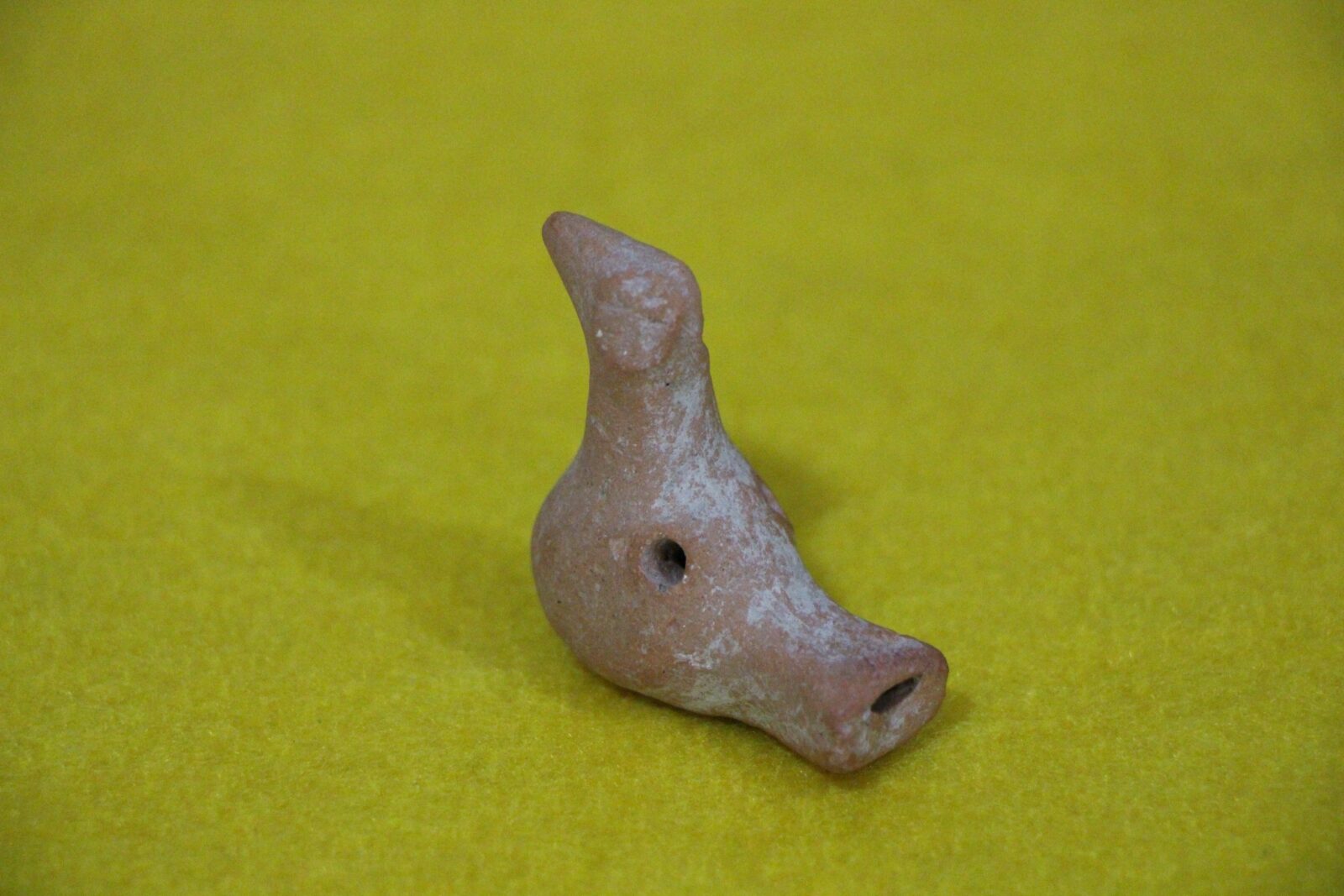 2,100-year-old bird-shaped soldier whistle found at Türkiye's Oluz Hoyuk excavation