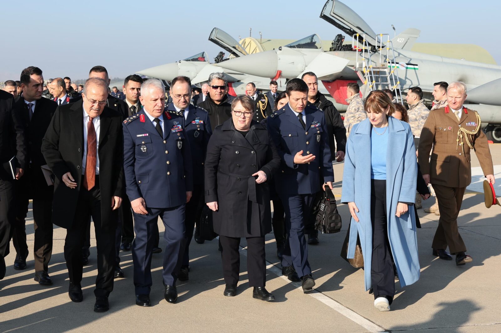 RAF Eurofighter Typhoon lands at Murted Air Base, Ankara