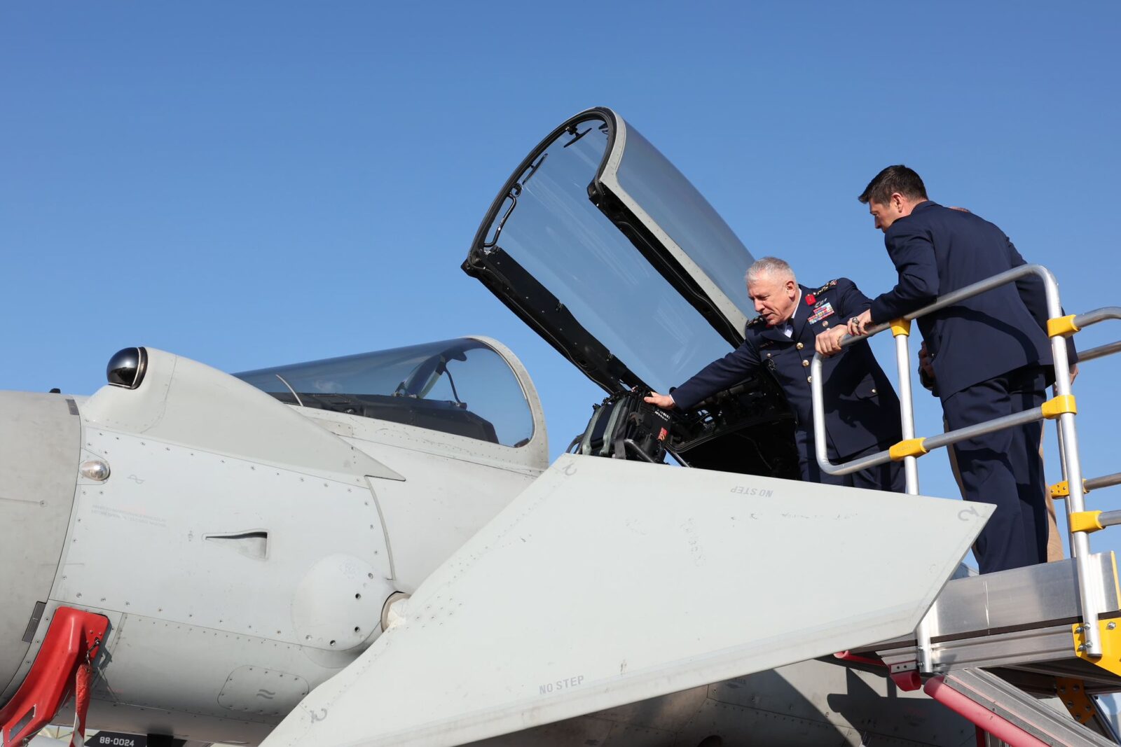 RAF Eurofighter Typhoon lands at Murted Air Base, Ankara