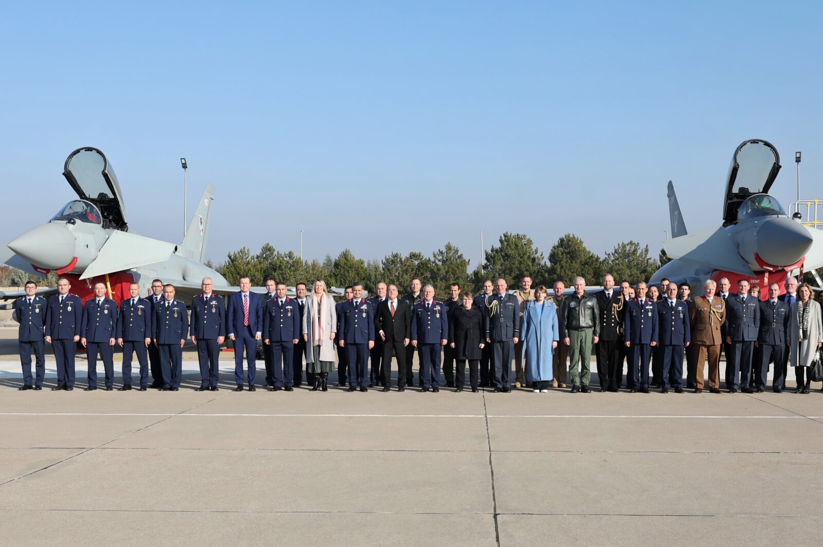 RAF Eurofighter Typhoon lands at Murted Air Base, Ankara