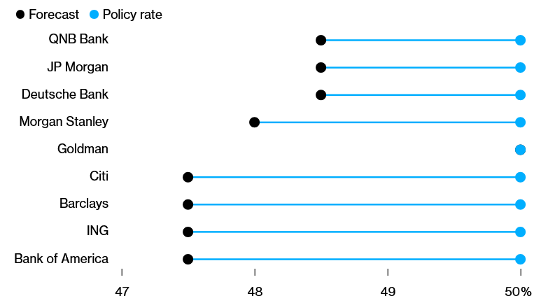 Wall Street divided over Türkiye's first potential interest rate cut in nearly 2 years