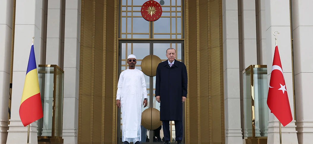 President Recep Tayyip Erdogan welcomed Chad’s Transitional President Mahamat Idriss Deby Itno