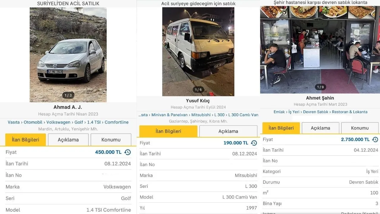 Syrians sell properties, cars on Turkish e-commerce platforms