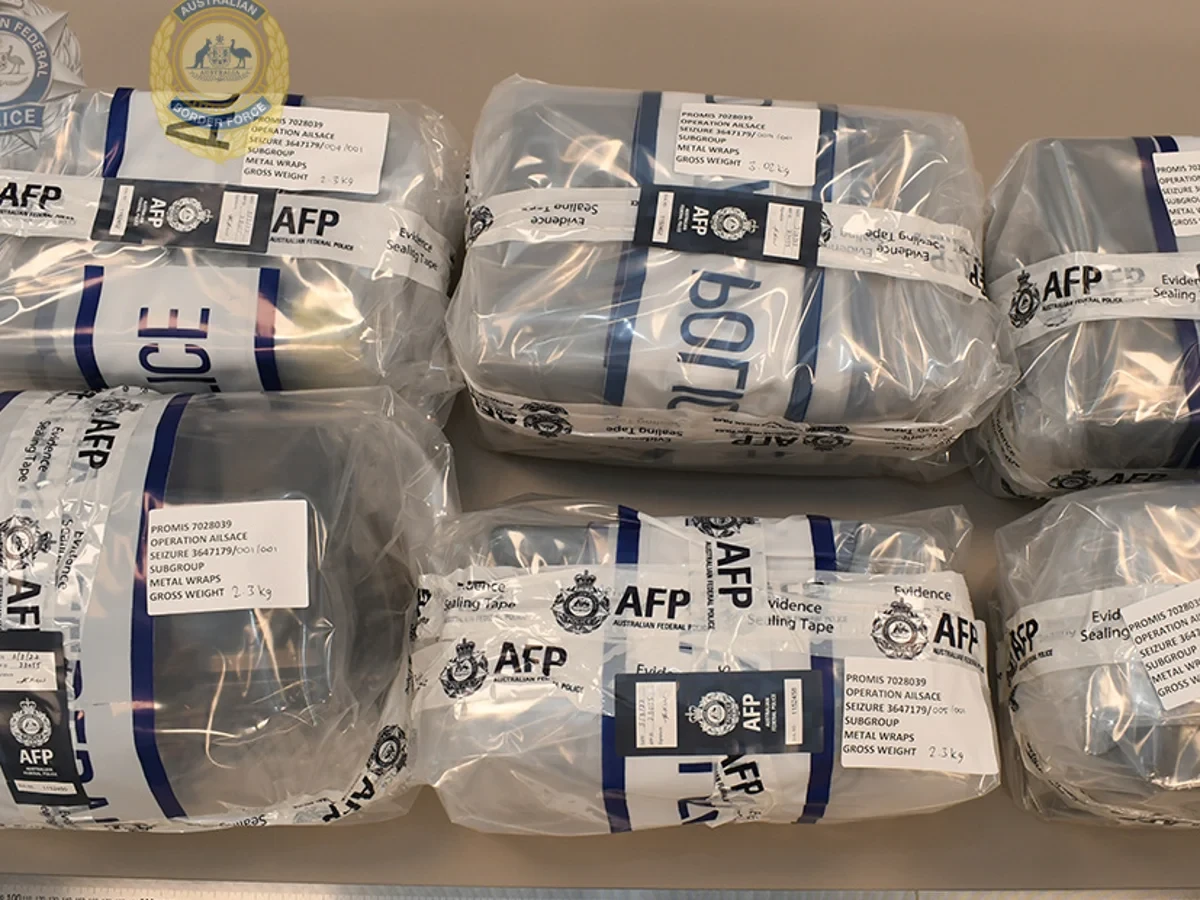 photo shows fentanyl packages