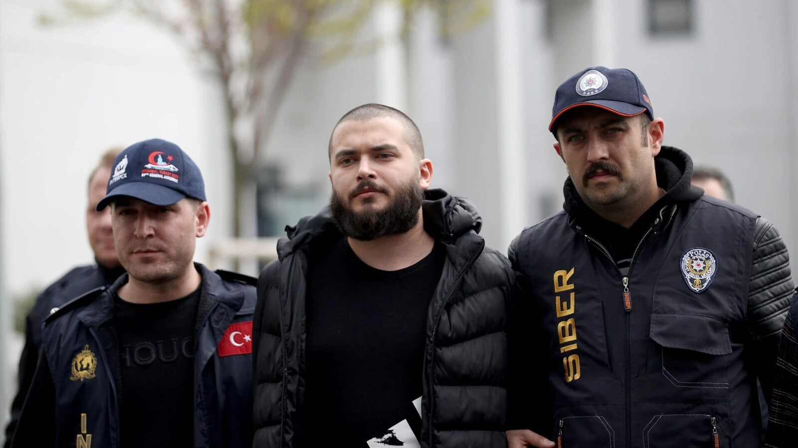 Photo shows Thodex Founder Fatih Ozer  getting arrested