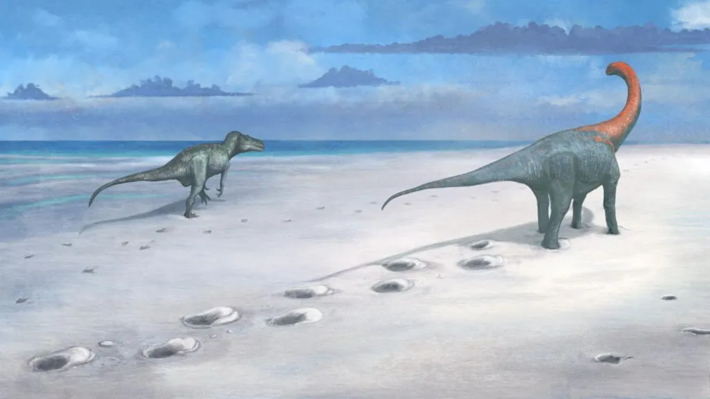 Jurassic journey: Massive 166M-year-old dinosaur footprints discovered in UK