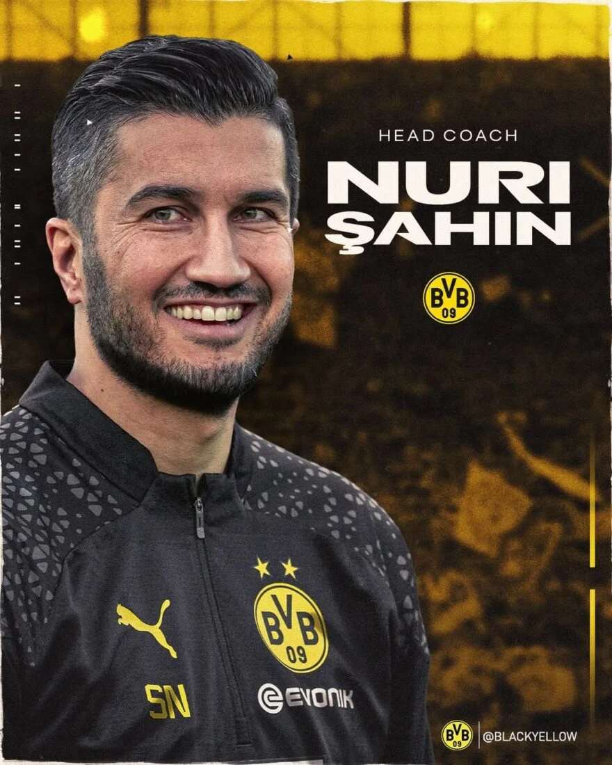 Nuri Sahin fired as Borussia Dortmund coach after Champions League defeat