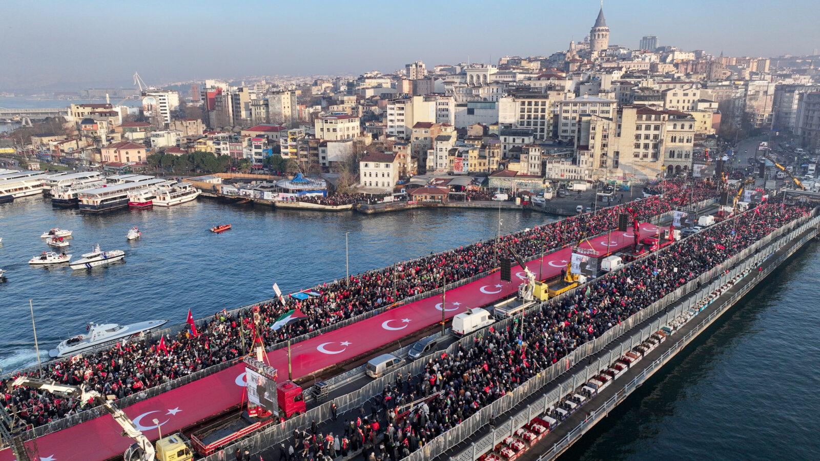 Over 450,000 rally in Istanbul for Gaza, calling for justice, end to Israeli occupation