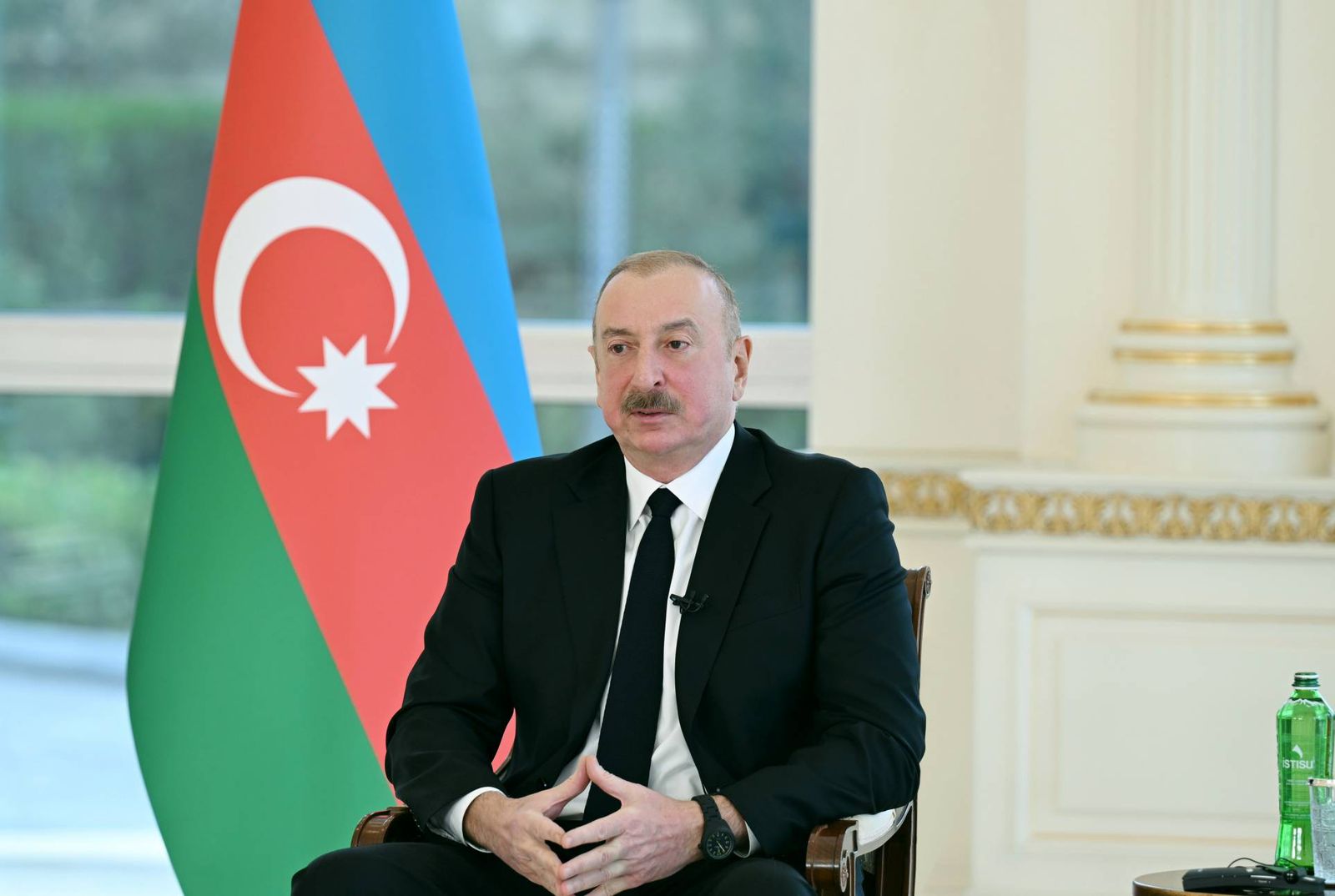 Azerbaijan's President Aliyev discusses Palestine, Syria and regional security