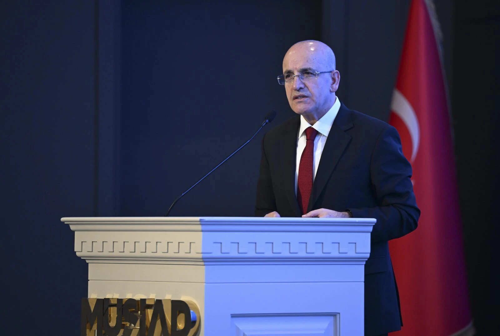 Minister of Treasury and Finance Mehmet Simsek. (AA Photo)