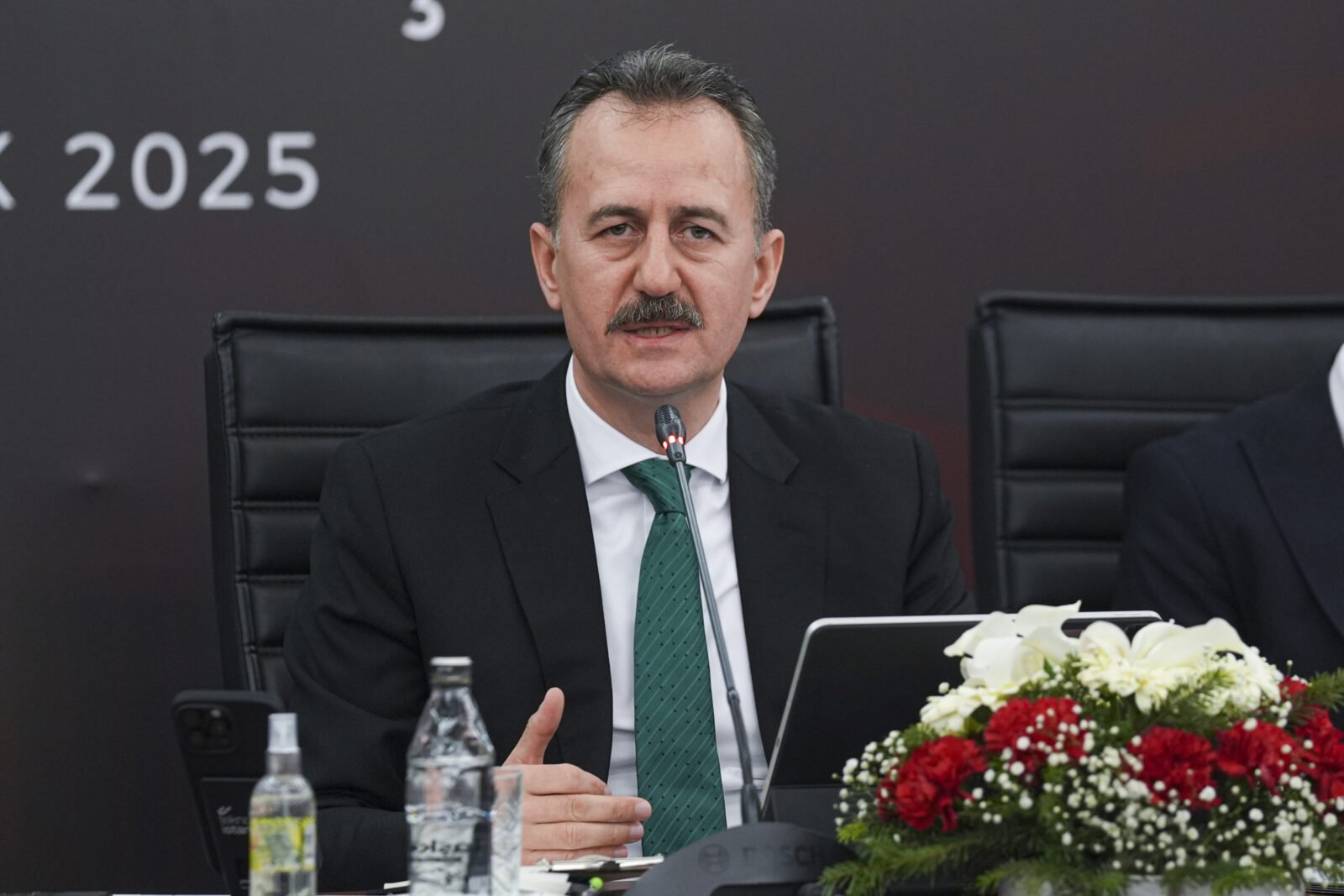 Haluk Görgün (pictured), Secretary of the Secretariat of Defense Industries (SSB), made statements about the activities of the Presidency in 2024 and its targets for 2025 at a press conference held at the SSB Nuri Demirag Hall. (AA Photo)