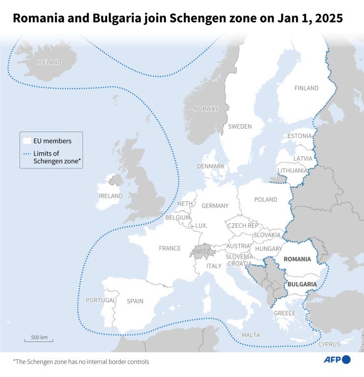 Romania and Bulgaria join Schengen Zone after 13-year wait