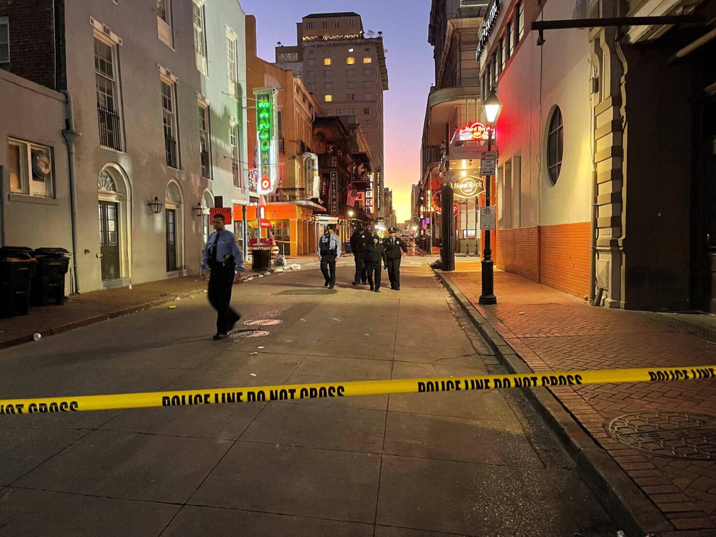 Mass casualty incident strikes Bourbon Street in New Orleans, US