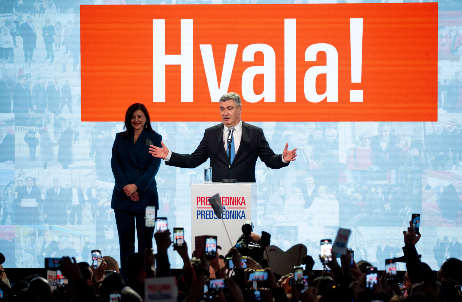 Croatia's incumbent President Zoran Milanovic re-elected in landslide victory