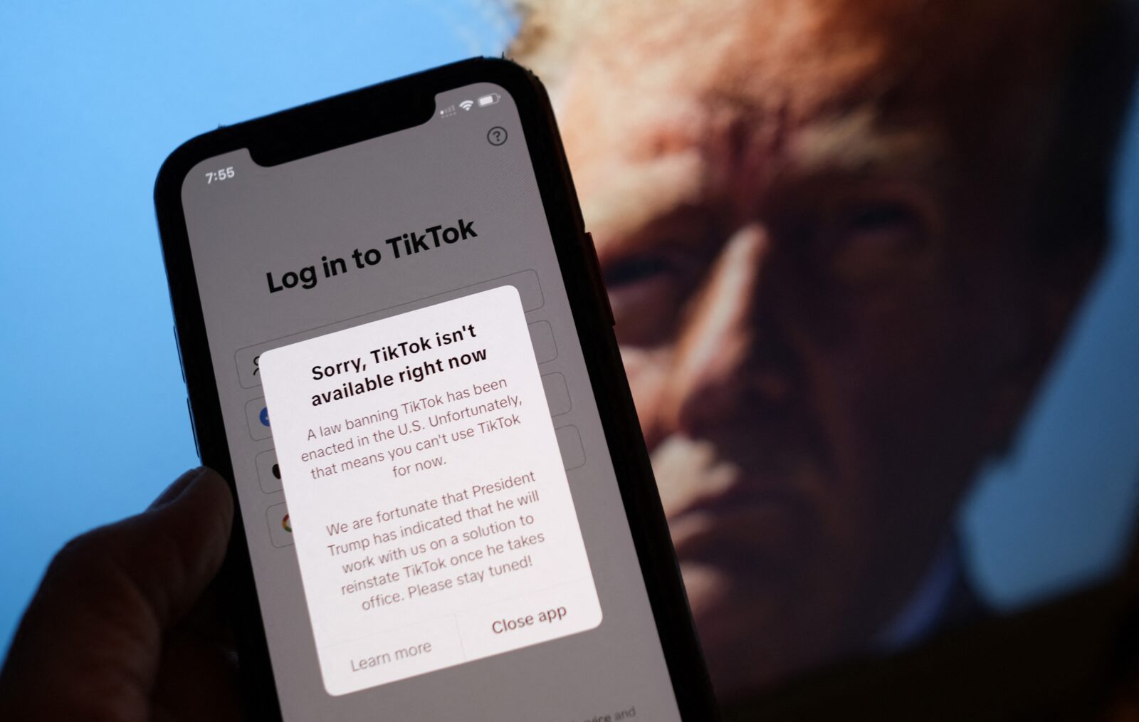 TikTok announces services will be 'temporarily unavailable' in US