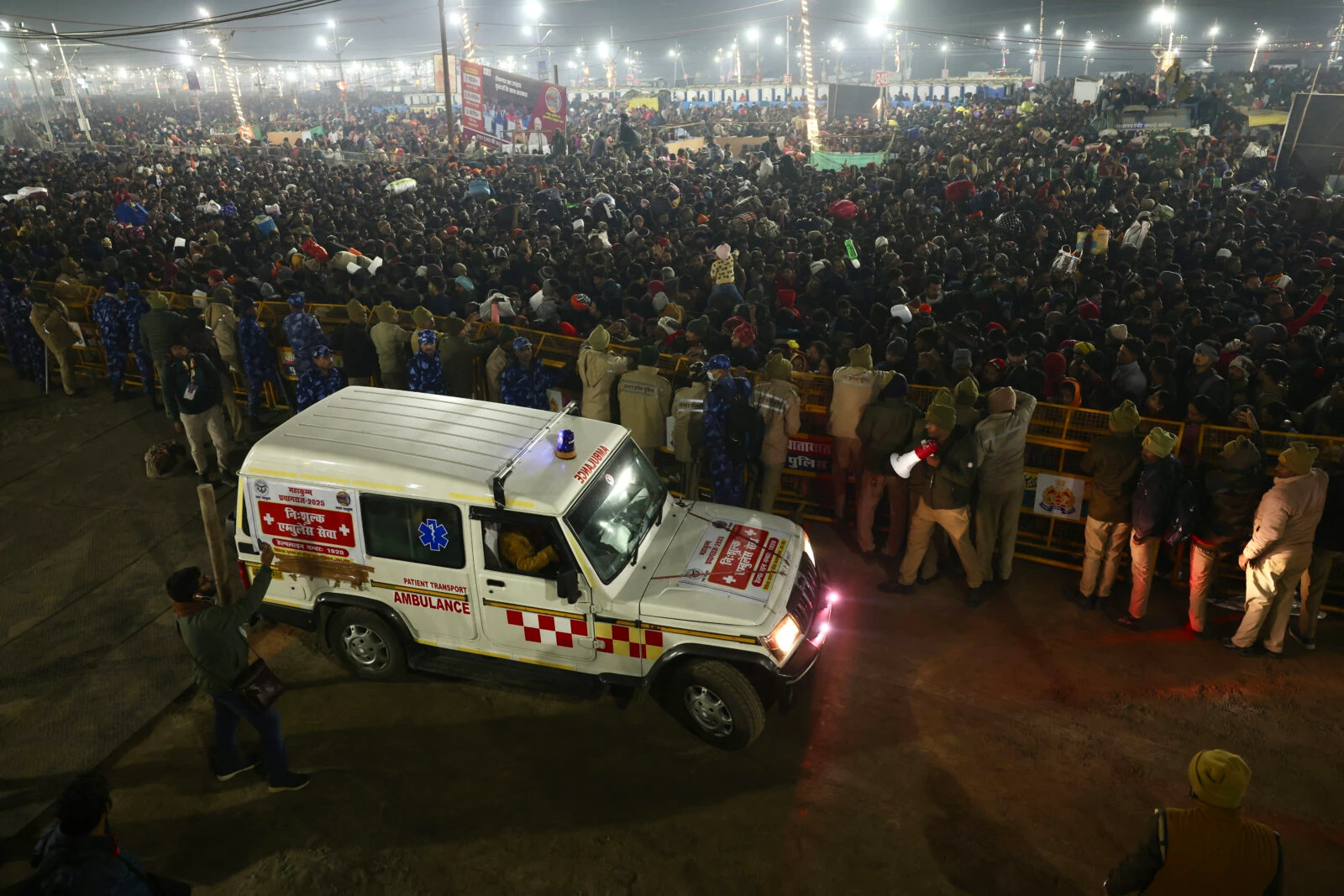 Dozens feared dead at India's Maha Kumbh Hindu festival in Uttar Pradesh