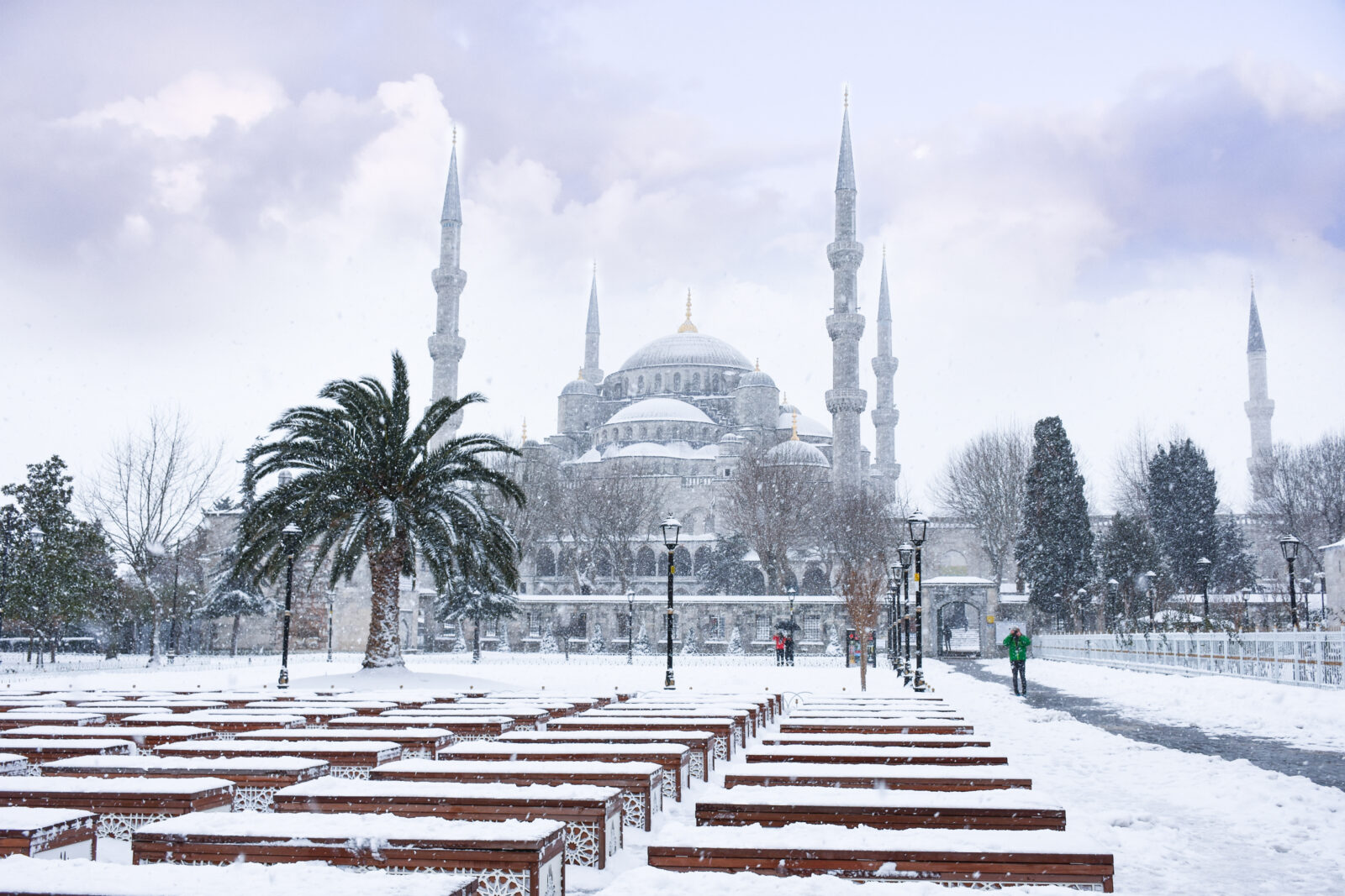 Istanbul first snowfall