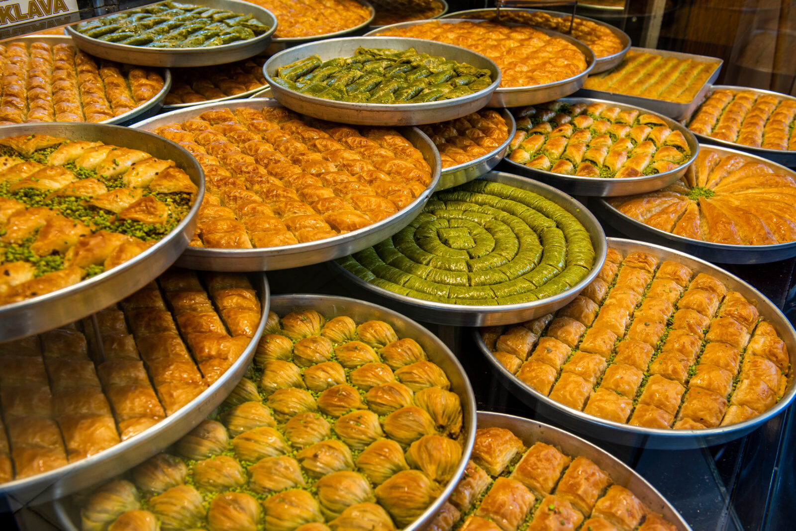 Turkish dessert shops