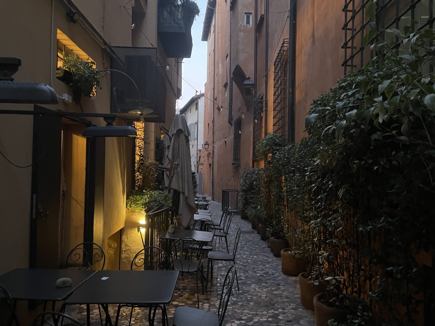 "Vicolo Trebisonda" Street, Bologna, Italy, January 2, 2024. (Photo via Koray Erdogan/Türkiye Today)