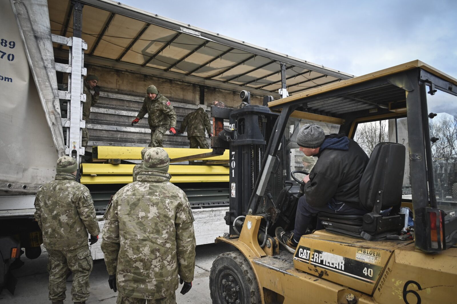 Turkish soldiers to build temporary bridge in flood-hit Krosnowice, Poland